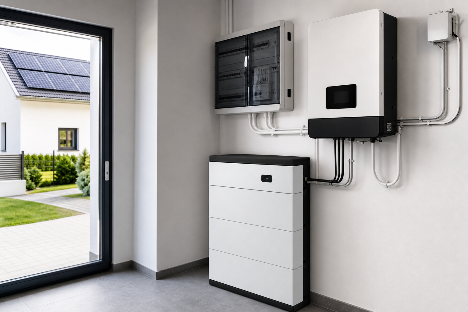 Baterija i inverter za solarnu elektranu