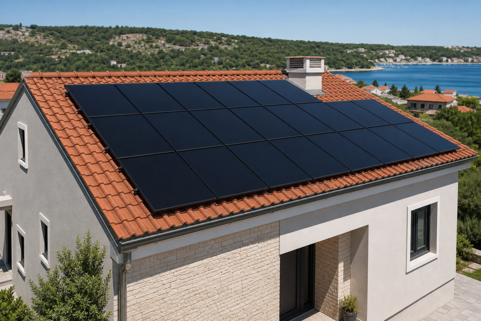 Solarna elektrana 5 kW jednofazna za crijep
