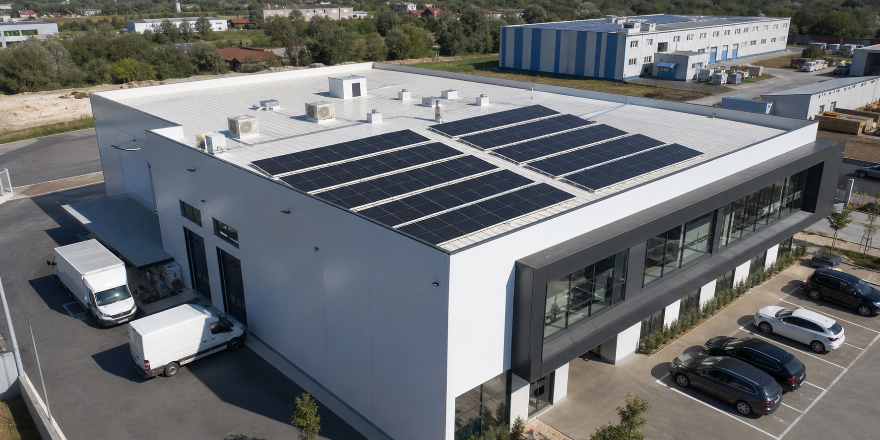 Solarna elektrana 10 kW trofazna za lim krov
